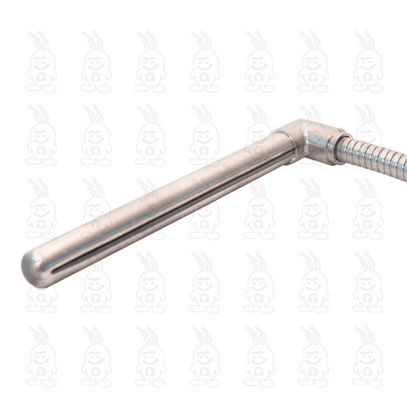 RESISTÊNCIA ELÉTRICA CARTUCHO FENDILHADO COM SAÍDA 90º PARA MOLDES E MATRIZES (CF-S90)